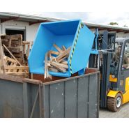 Benne basculante AG_MGU - 300 à 2000 L - Faible hauteur - Acier robuste - Options disponibles_5