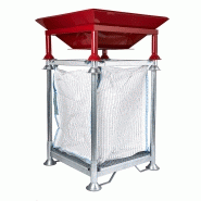 Support de filtration avec caillebotis pour big-bag filtrant (supcailmud)