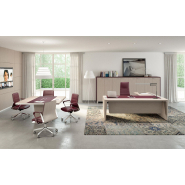 Bureau de direction ébénisterie de forme intemporelle - X10_5