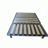 Canapé BZ convertible FLO bleu 140x200 cm - Matelas confort Bultex 15 cm - Faible encombrement_5