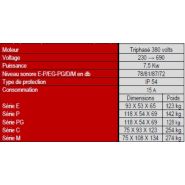 Compresseur de plongée insonorisé PACM352254003AP Pacific M35 - 21 m3/h - Nardi Compressori France - 225 ou 330 bars_5