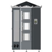 Kiosque urbain pour fleurs avec éclairage LED