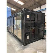 Point de vente innovant avec un container aménagé