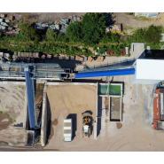 Centrale à béton fixe - grandes productions - 120 m³ par trémie - structure galvanisée - CTT_5