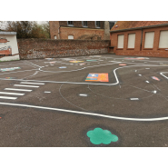 Parcours de sécurité routière  pour cours de récréation et espaces publics_5