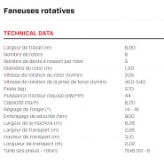 Spider 600/6 ALP - Faneuse rotative à 6 rotors - SIP - Largeur de travail 6 m_5