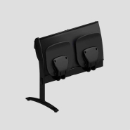 Siège d'amphithéâtre avec table modulable en rangée droite pour les universités, salles de formation - Q3000 - ATOMA_5