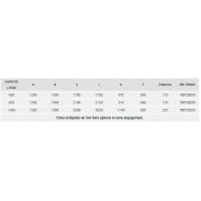Tb-l - trémie de remplissage et levage big-bag - goubard sarl - capacité : de 830 à 1460 l