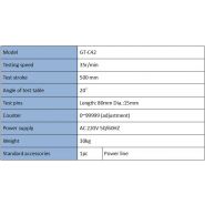 Testeur de downproof - méthode de test d'impact - Gester GT-C42 - poids 30 kg_5