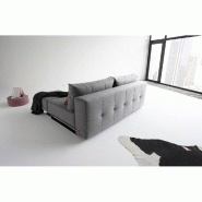 Canapé design convertible INNOVATION LIVING Supremax Deluxe - lit 155x200 cm - gris Twist Charcoal_5