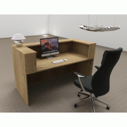 Bureau d'accueil Delta First monocolor - Mobel Linea - 144, Chêne veiné_6