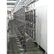 Convoyeur aérien birail à chaîne motorisé pour l?accumulation de charges - BOREAL_5