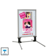 Panneau B1 (100 x 70 cm) à ressorts - base métallique gris - Réf : 215321 - étanche et résistant au vent_5