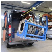 Dispositif innovant de levage pour fourgons MAD EasyLoad