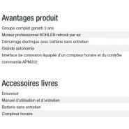 Technic 10000 A C5 groupe électrogène - Kohler - 10,30 kW - monophasé - 50 Hz_5