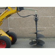 Tarière hydraulique KM 250 - diamètre 10 cm à 80 cm - compatible Knikmops et Rollmops_5