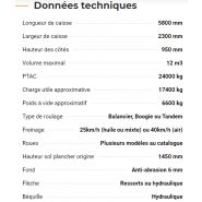 Rollroc 5800 - bennes TP - Rolland - charge utile approximative 17400 kg - caisse acier anti-abrasion 6mm_5