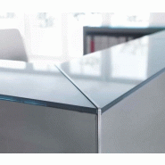 Banque d'accueil ligna en verre laque, design_5