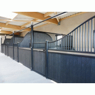 Façade Swing Wave - Façade de box pour chevaux avec ouverture totale pour curage mécanique - Gamme Wave_5