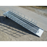 Rampe de quai mobile galvanisée robuste - Vente ou location - Capacité 8T à 20T - AZ Ramp Easy XL RL_5