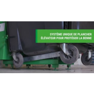 Compacteur et tasseur de bac 660L à 1100L pour cantines et établissements scolaires._5