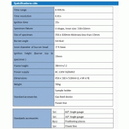 GT-C34A - Testeur d'inflammabilité horizontale Gester - 30 kg - Détermination de la vitesse de combustion des matériaux_5