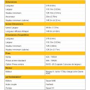 6230 Oxbo - Machine à vendanger avec shaker de coffre - Tunnel largeur 1.37m - Moissonneuse polyvalente_5
