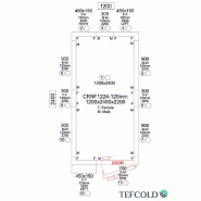 Chambre froide négative 4,06 m3 (1200 x 2400 x 2200 m) avec monobloc de paroi_5