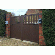 Portail battant semi plein - 5000 / 2000_5