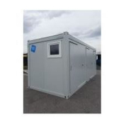 Bungalow de chantier 20 pieds avec sanitaire - bureau intégré - modèle Cougnaud ou Algeco_5