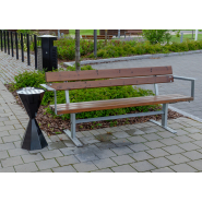 Banc public Ekeby réf 8042424 - Hags - montage en 1 heure, 1760 mm de longueur_5