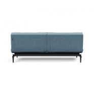 Innovation Living - Canapé Splitback Styletto Convertible Lit 115x210 cm - Pieds chêne noir - Tissu Mixed Dance Light Blue_5