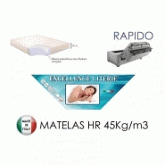 Canapé convertible d'angle Nordic - 140 cm - Matelas 16 cm - Système express - Sommier lattes - Renatonisi - Tweed gris platine_5