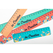 Règle personnalisée en plastique souple - 15 cm - Impression quadri UV LED_5