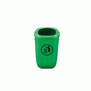 Corbeille plastique exterieure classic verte medial 50l_5