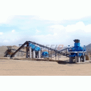 Concasseur vsi à axe verticale de 50 t/h pour la production de sable_6