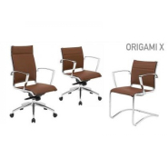 Fauteuil de direction de prestance ORIGAMI X - Design contemporain avec accoudoirs chromés et mécanismes polyvalents_5