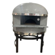 Four à pizza au gaz avec mosaïque décorative élégante