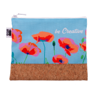 Trousse de maquillage personnalisée - polyester RPET 600D et liège naturel - impression sublimation_5