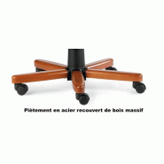 Fauteuil Directionnel avec accoudoirs  JOHN - Sitek - cuir noir_5