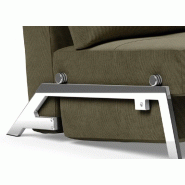 Canapé design convertible Cubed 02 Chrome 200x160 cm - Tissu Cordufine Pine Green - Innovation Living_5