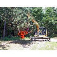 Outil forestier avec système de montage Plug and Play