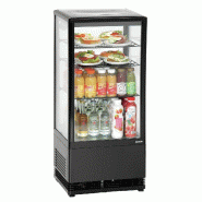 Mini vitrine réfrigérée 78 L, noire 700277G Bartscher_5
