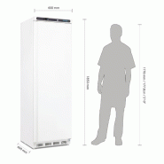 Armoire réfrigérée négative blanche - 1 porte - Série C - 365L | Polar - CD613_5