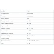 Ps 85 - machine semi-automatique latérale pour cerclage de palettes - Ferplast - poids 130 kg_5