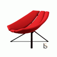 Fauteuil Radar - Softline - Feld Rouge 588_5