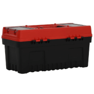 Vidaxl ensemble de boîte à outils 2 pcs noir et rouge polypropylène 152103_5