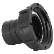 Raccord annelé - Droit - avec écrou - F 2