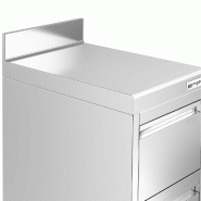 Meuble bas inox à tiroirs PREMIUM - 400 x 600 mm - 4 tiroirs - SS4SI46A_5
