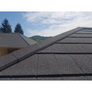 Panneaux aspect ardoises et tuiles métalliques - Revêtement en pierre naturelle - METROTILE® interlock iPANEL - 205 x 375 mm_5